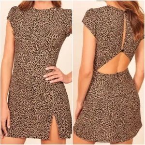 Reformation Lena Mini Dress in Bengal